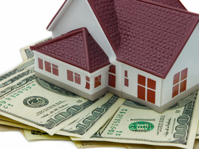 image of roof on house and money